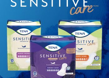 TENA launches Sensitive Care™ Pads with its SkinComfort Formula™