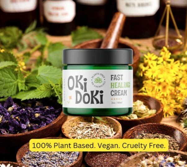 Oki Doki Fast Healing Cream: A vegan, cruelty-free and holistic self-care brand