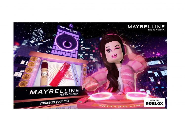 Maybelline New York makes a splash in roblox: a digital makeup and music adventure