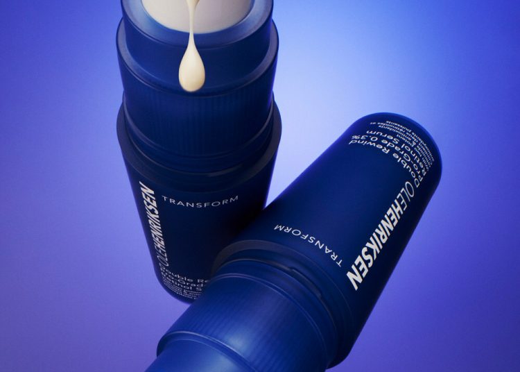 Olehenriksen launches first retinol: introducing double rewind pro-grade 0.3% retinol serum