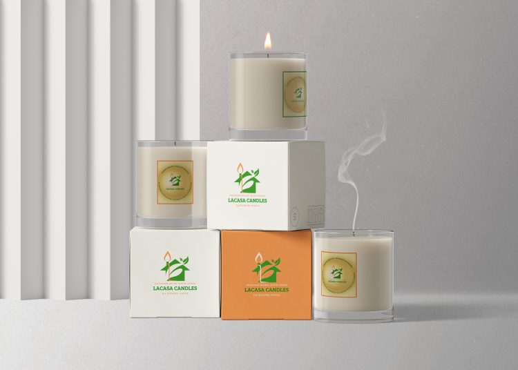 Stress relieving massage candle by Lacasa Candles