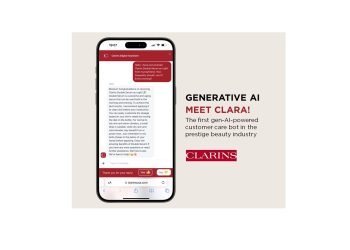 Clarins introduces CLARA, the very first generative AI powered customer care bot in the prestige beauty industry