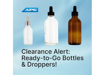 APG Packaging Unveils Limited-Time Clearance on Ready-to-Ship Bottles and Droppers